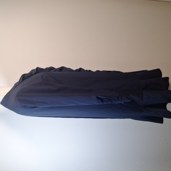 Tory Burch Jane Dress Navy Blue Long Sleeves Ruffled Shirt dress Size 8 - Picture 6 of 10